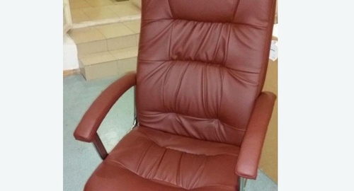 Обтяжка офисного кресла. Сенгилей